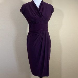 Chaps Dark Purple Dress Small